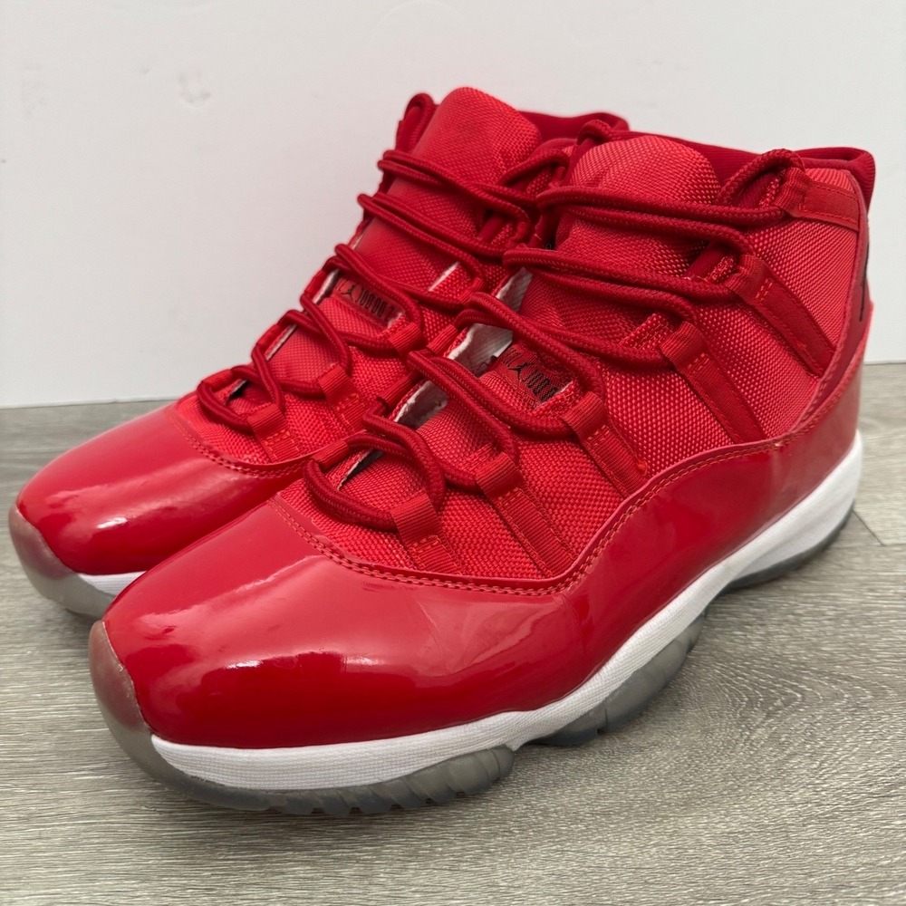 Air Jordan 11 Retro Win Like 96 Gym Red Basketball Shoes Sneakers Size 13